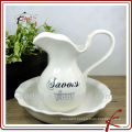 Hot Wholesale Porcelain Ceramic Water Pitcher Tin Pitcher